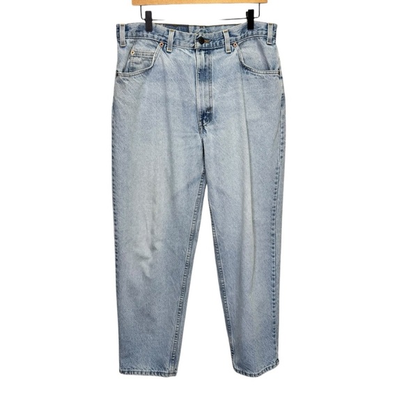 Y2K Vintage Levi's Orange Tab High Rise Jeans Size 36 100% Cotton - Picture 1 of 16